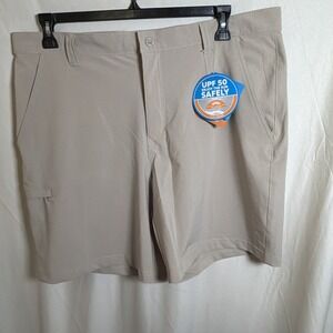Columbia PFG Shorts Mens 38 Tan Omni Shield Fishing Performance NWT